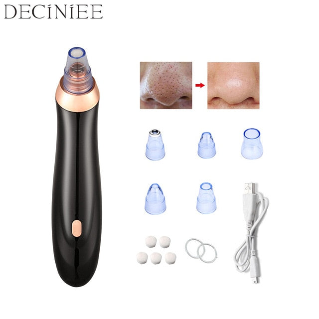 Blackhead Remover Faical Vacuum Cleaning T Zone Nose Pore Pimple Black Head  Point Bot Removal Cleaner Face Beauty Skin Care Tool