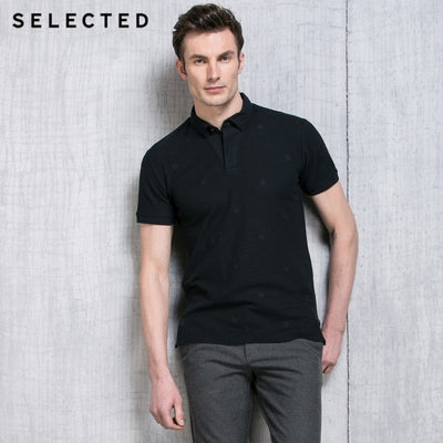 Selected  Men's Double Tapered Knitted Polo Shirt T - Shirt SH | 416206003
